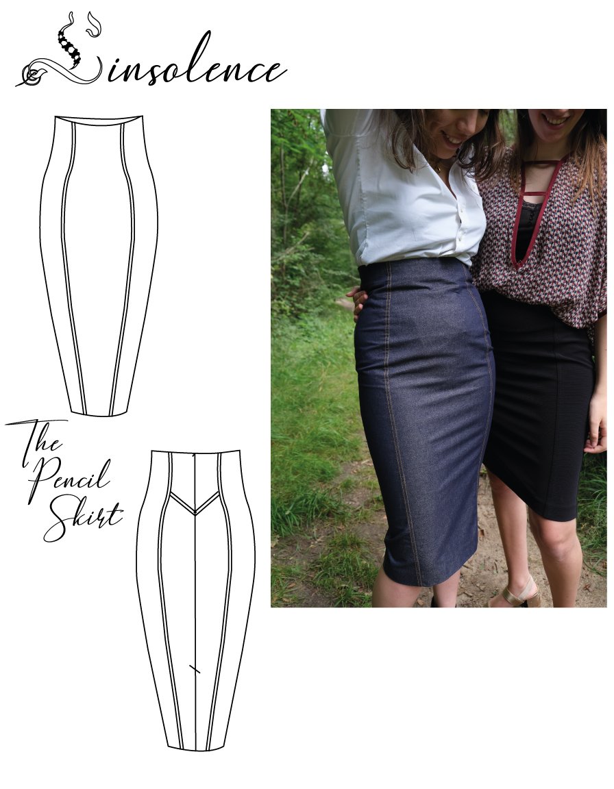 Pencil skirt pattern - 2