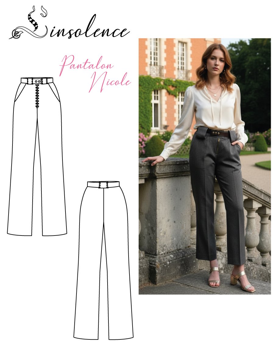 Patron de couture Pantalon Classic Nicole