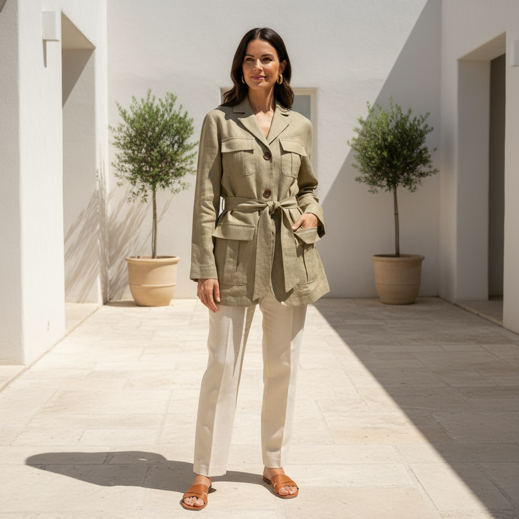 A4 Safari Jacket sewing pattern - 4