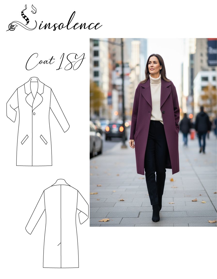 Sewing pattern Coat Isy - 2