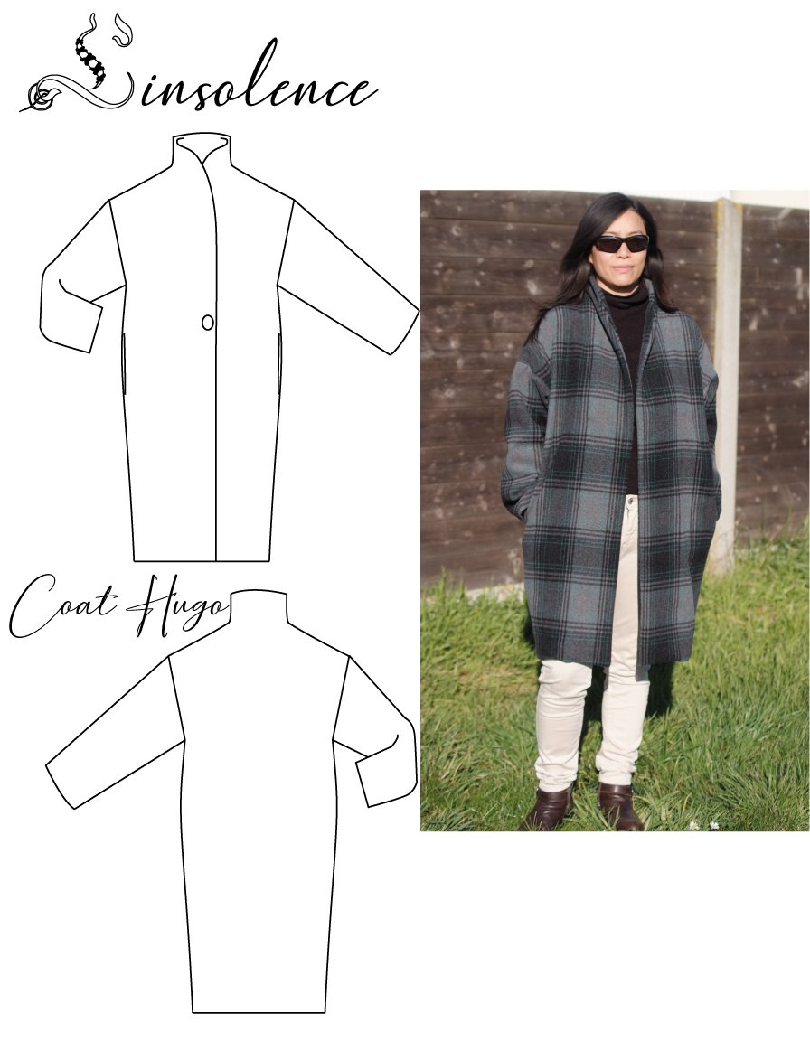 sewing pattern Coat Hugo - 2