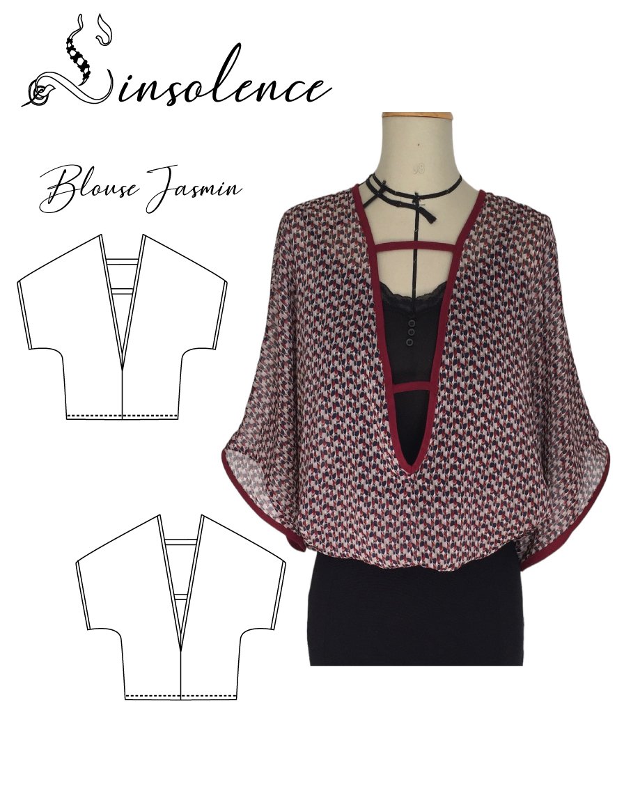 Patron de couture Blouse Jasmin