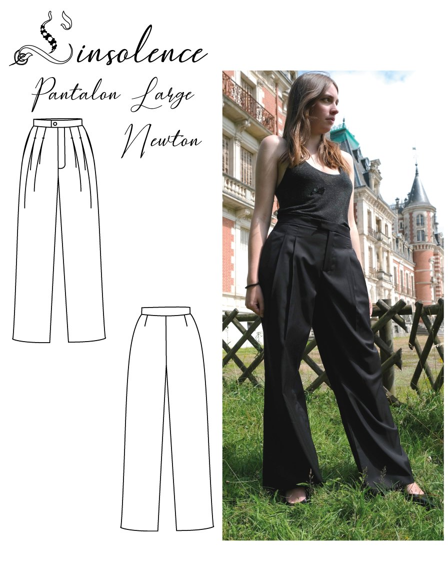 Patron de couture Pantalon large Newton