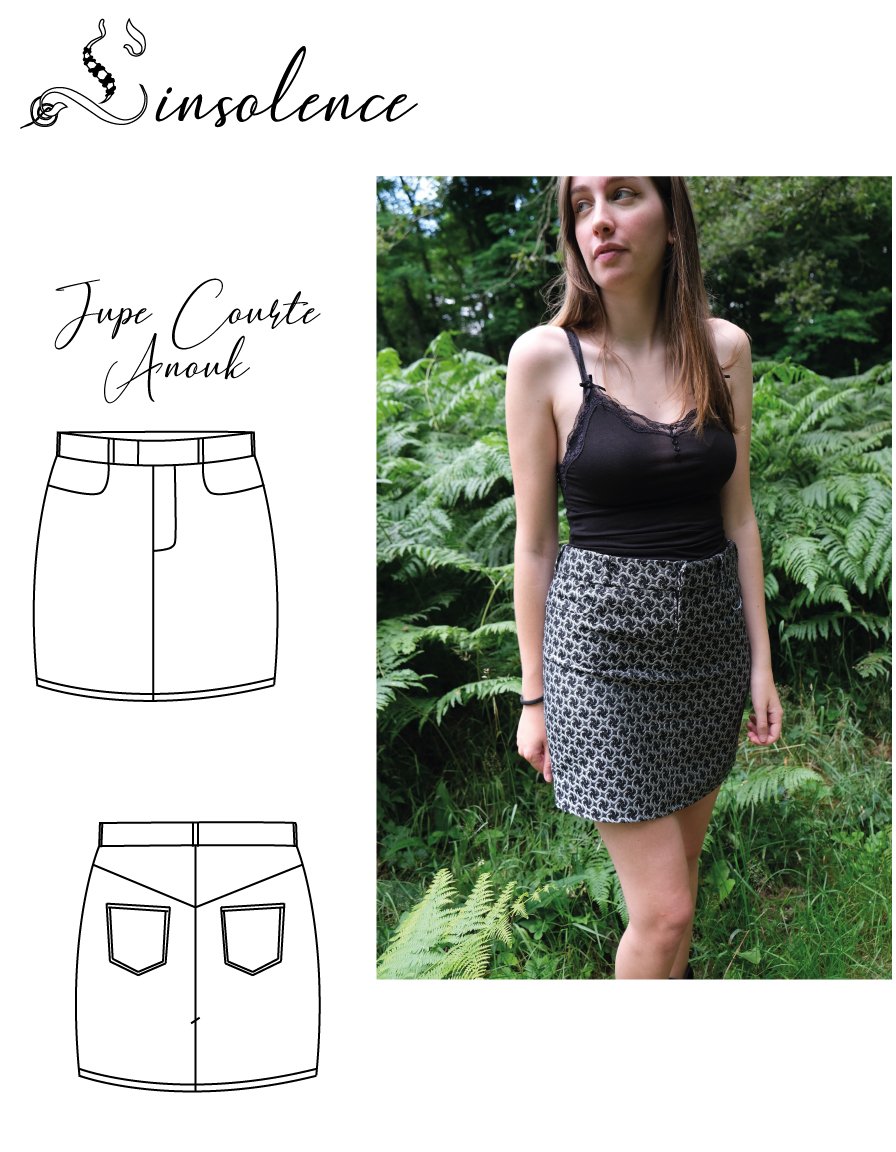 Patron de couture Jupe Anouk