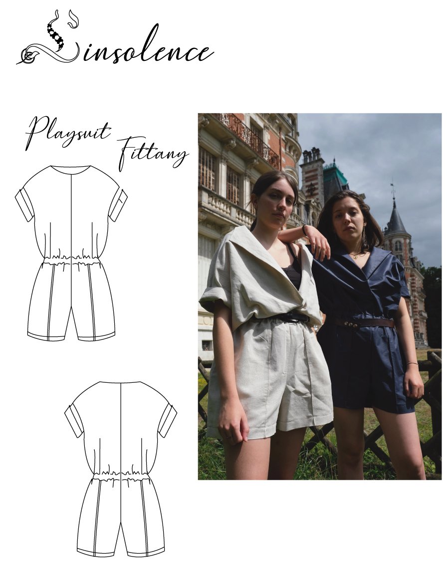Playsuit Fitany sewing pattern - 2
