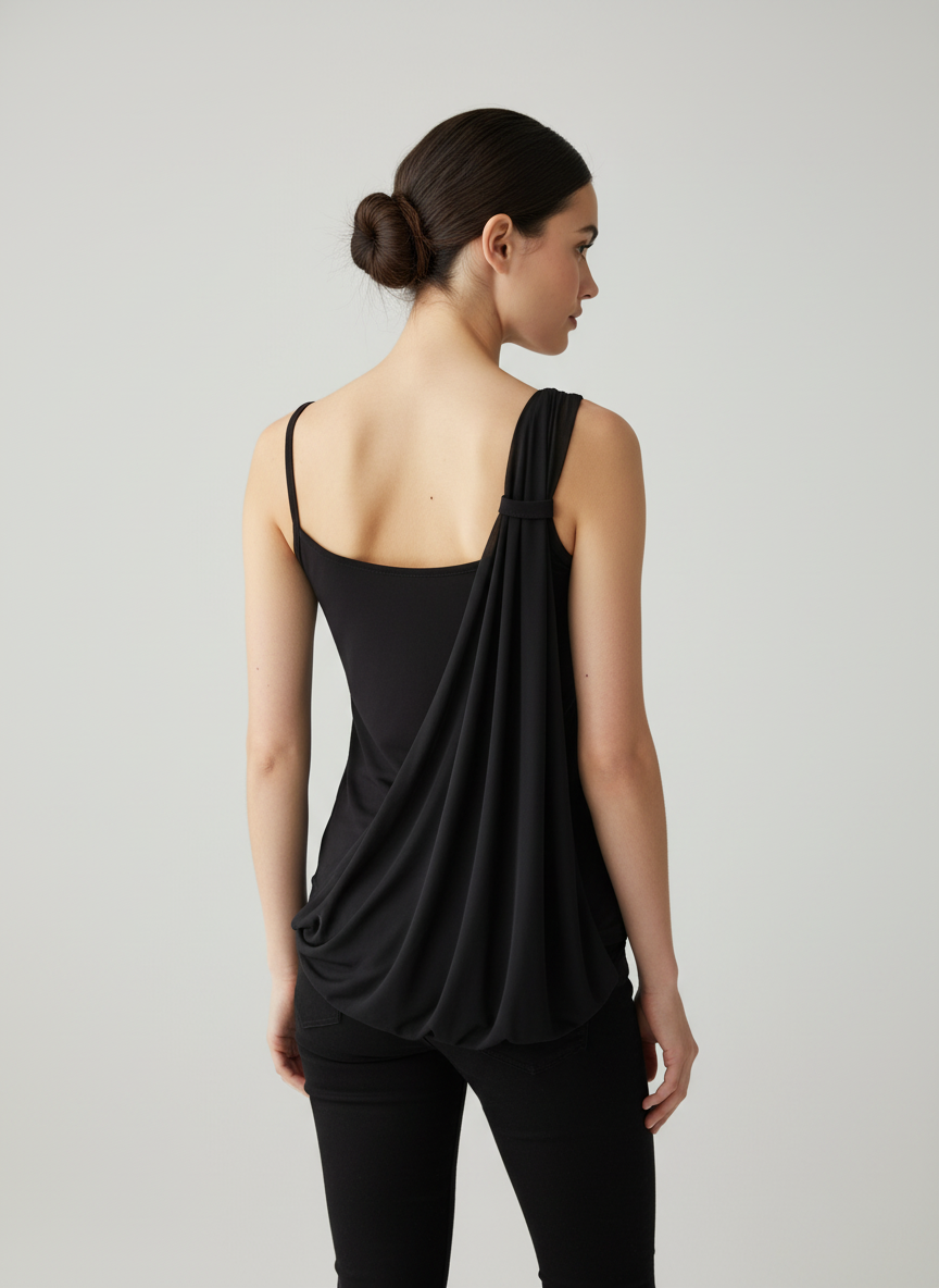 Top sewing pattern with drape Xandra - 3