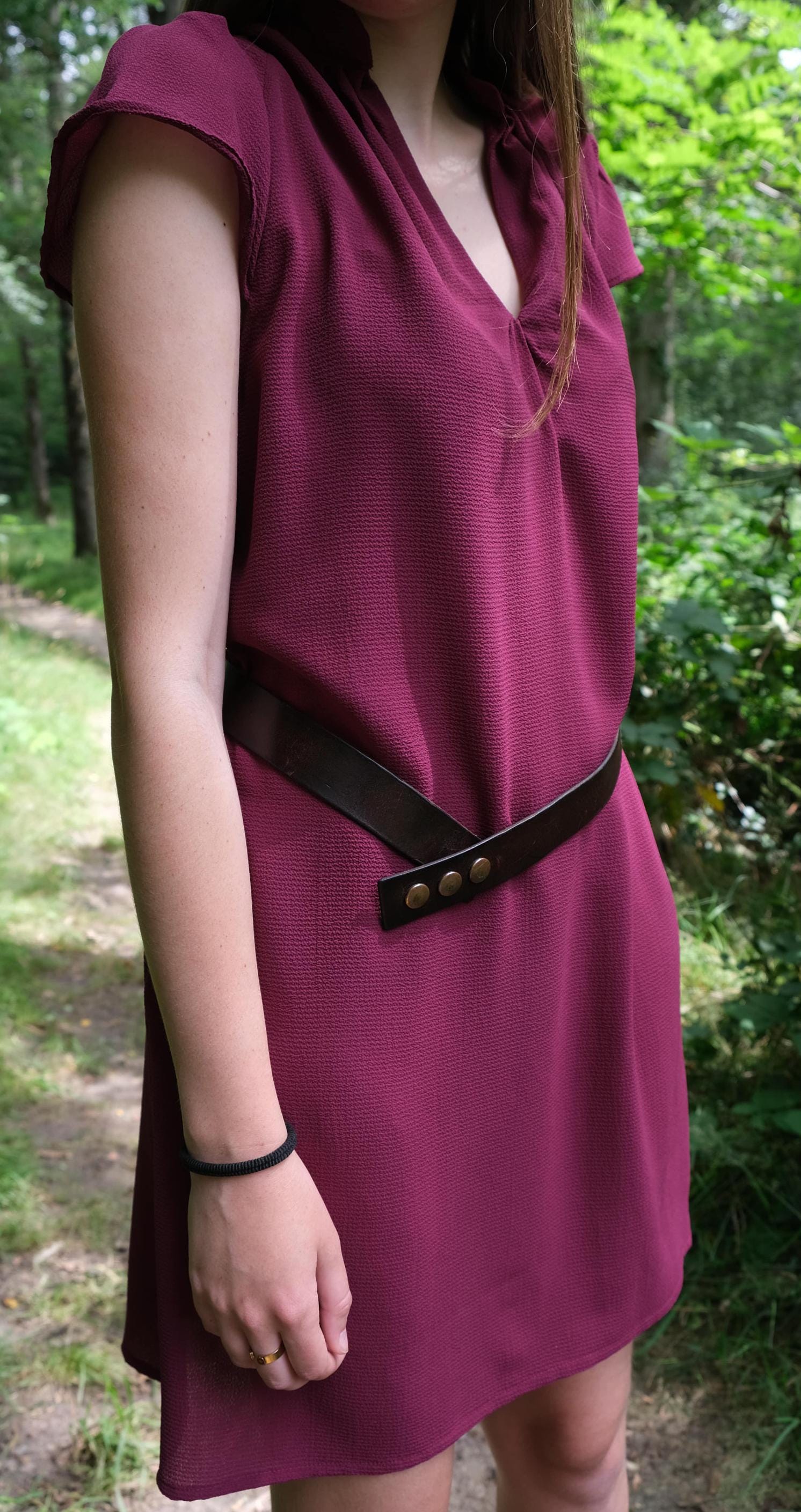 Patron de couture Robe en crêpe viscose - 6