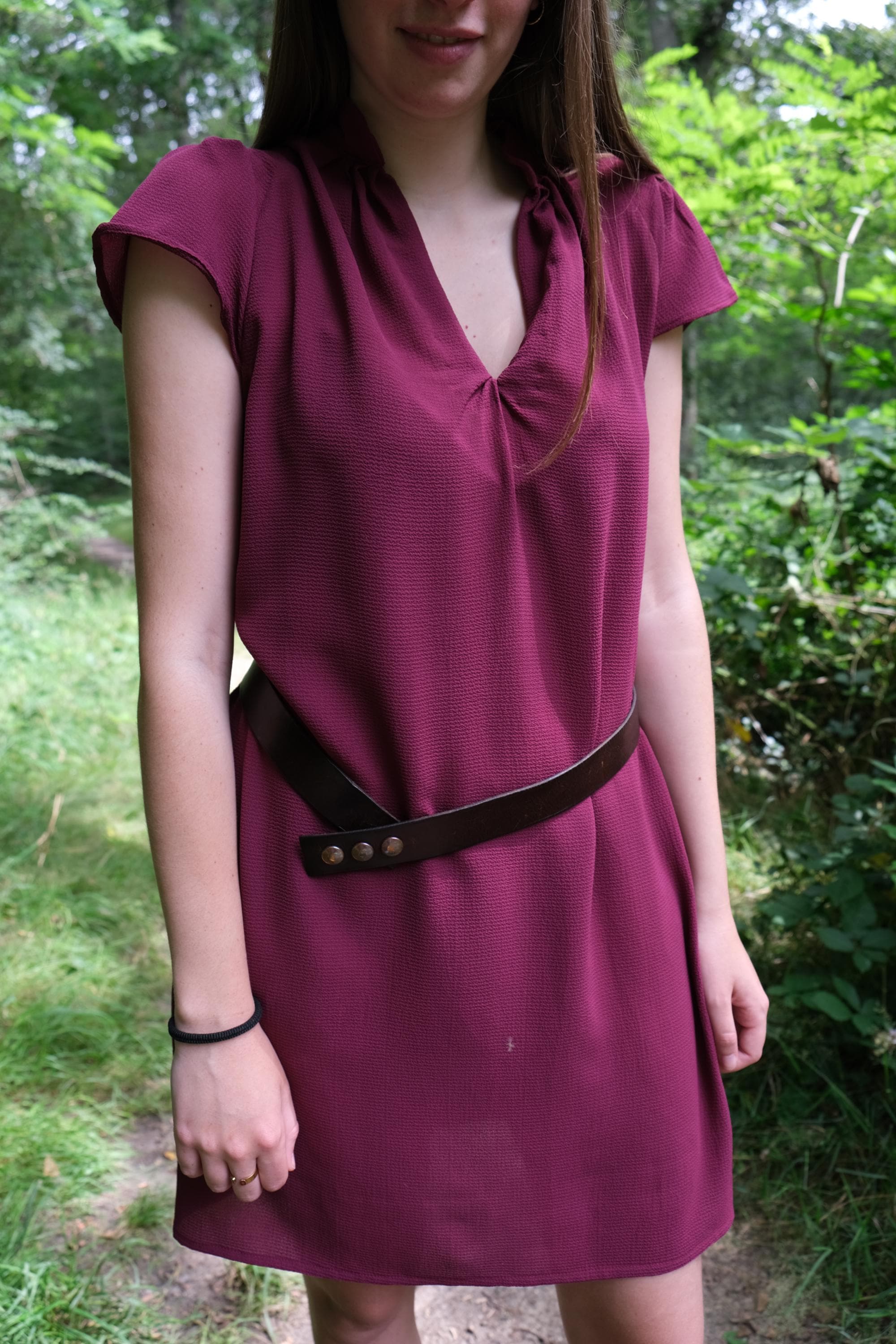 Patron de couture Robe en crêpe viscose - 7