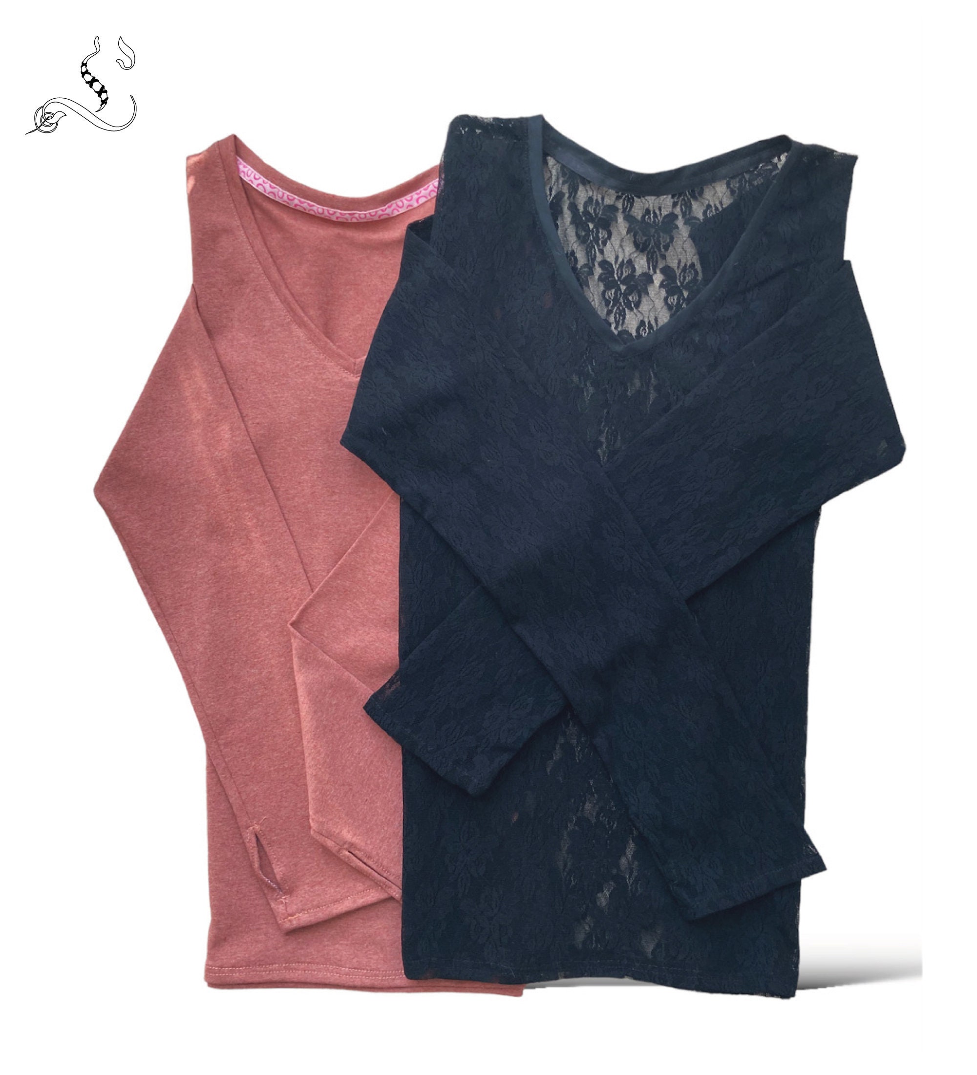 Sewing pattern Long sleeve T shirt - 10