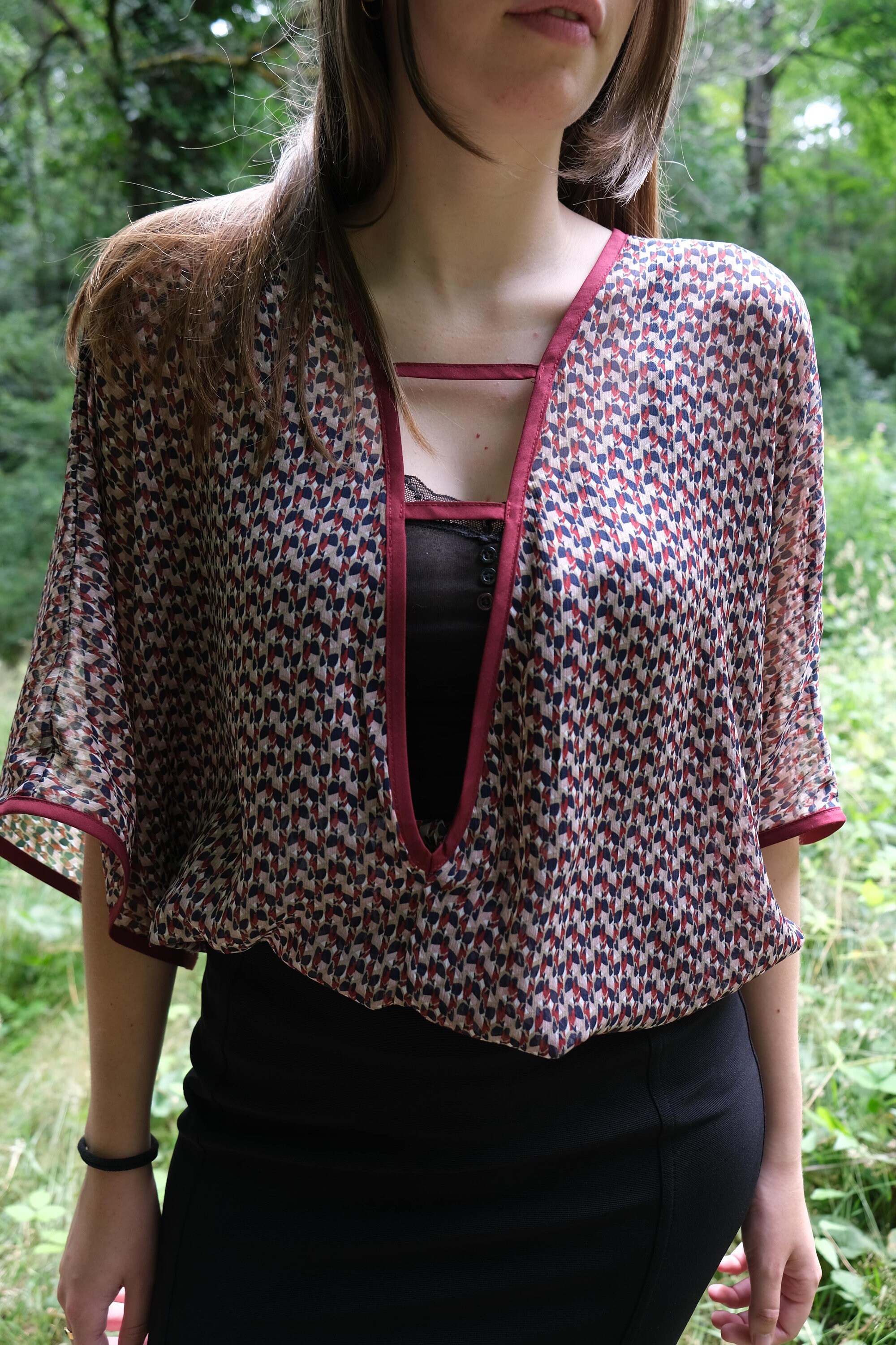 Blouse Jasmin short dolman sleeve top - 8